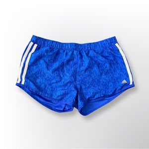 Adidas Girls/Youth Climalite Shorts, Blue, XL/14-15Y